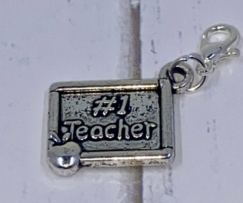 Teacher's Chalk Board - Pen Charm