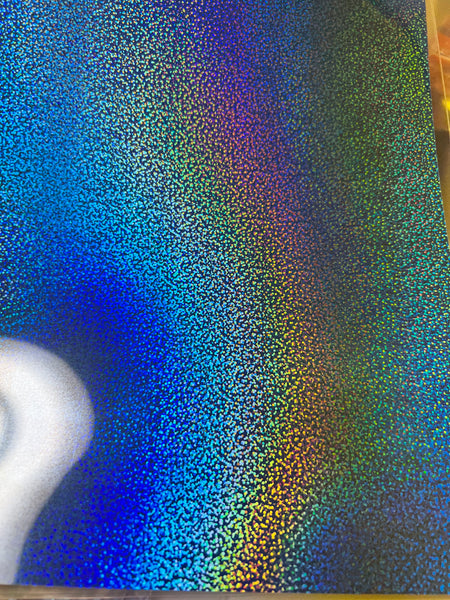 Speckled Holographic Glitter Vinyl - Blue