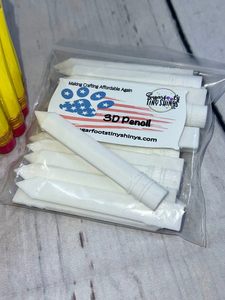 3D Pencils - Sugarfoot's Tiny Shinys, LLC