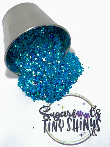 Blue Holo - Sugarfoot's Tiny Shinys, LLC