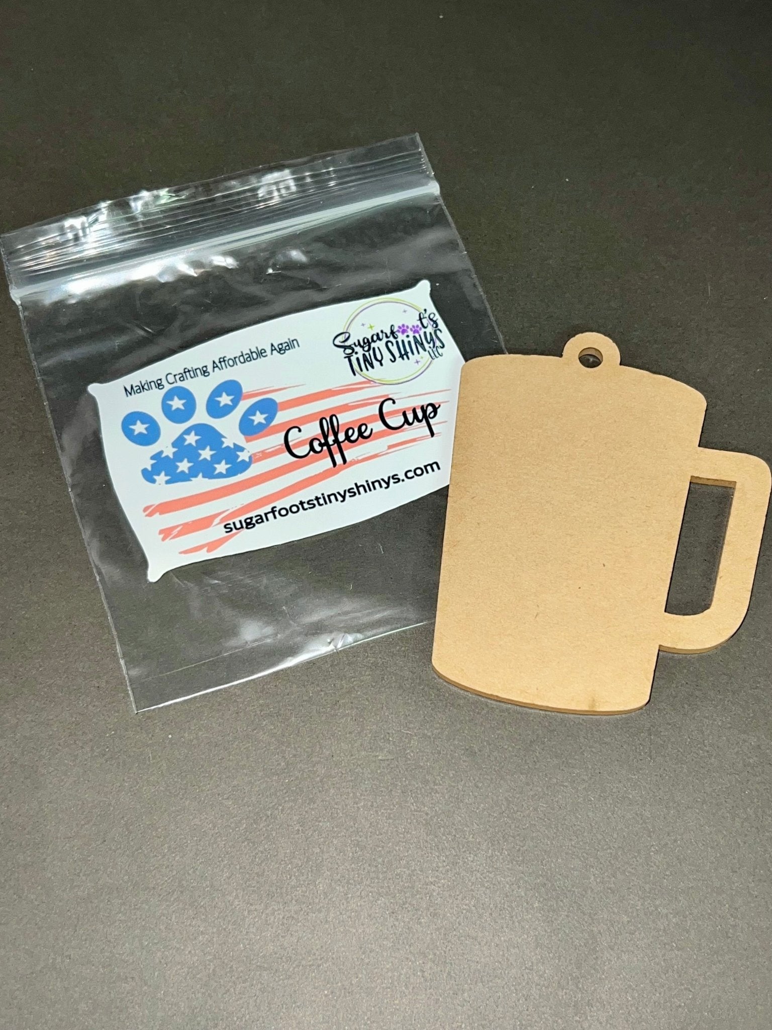 Cup with Handle Acrylic Keychain - Sugarfoot's Tiny Shinys, LLC