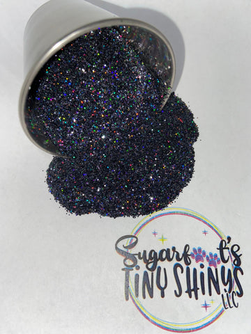 Deep Black Holo (fine) - Sugarfoot's Tiny Shinys, LLC