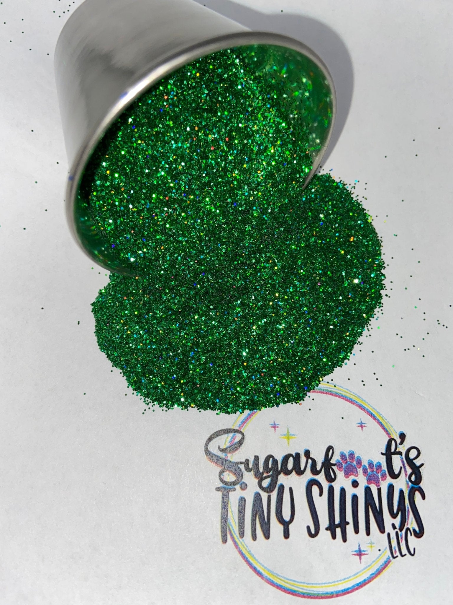 Deep Green Holo (fine) - Sugarfoot's Tiny Shinys, LLC
