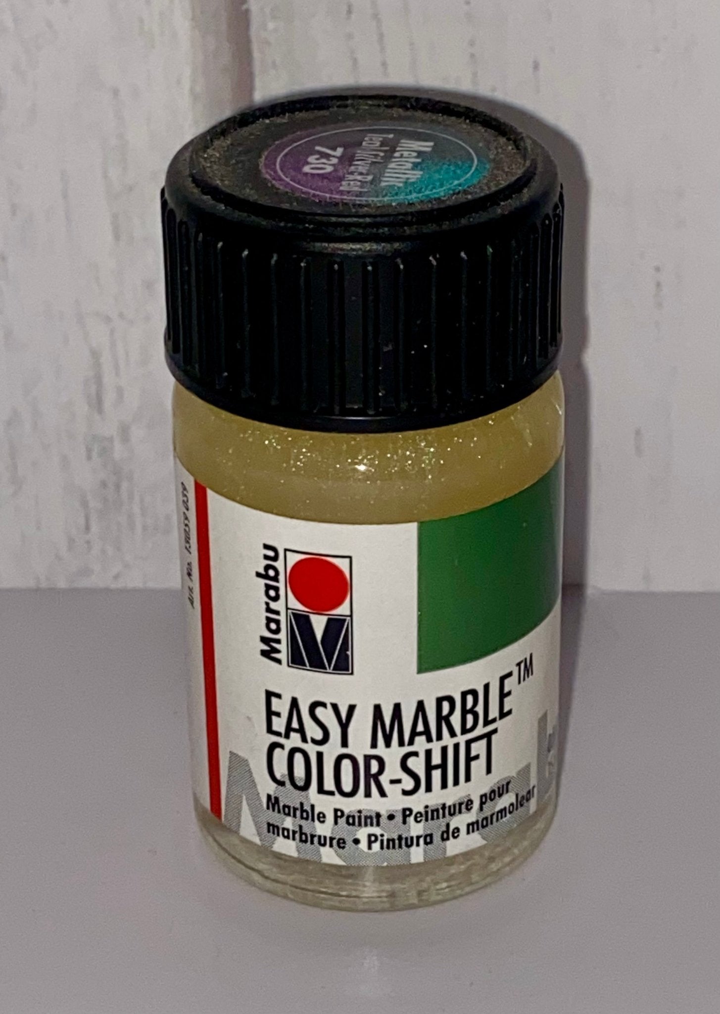 Easy Marble - Teal/Silver/Red Metallic - Sugarfoot's Tiny Shinys, LLC