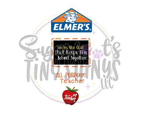 Elmer's Glue - Waterslides - Sugarfoot's Tiny Shinys, LLC